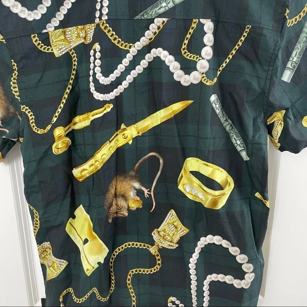 HUF Men’s Button Down Shirt Size S